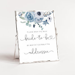 ダスティ救済ブルーザ忙し花嫁アドレス封筒 ポスター