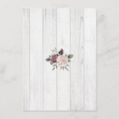 ダスティ素朴バラカントリーウッド エンクロージャーカード (裏面)