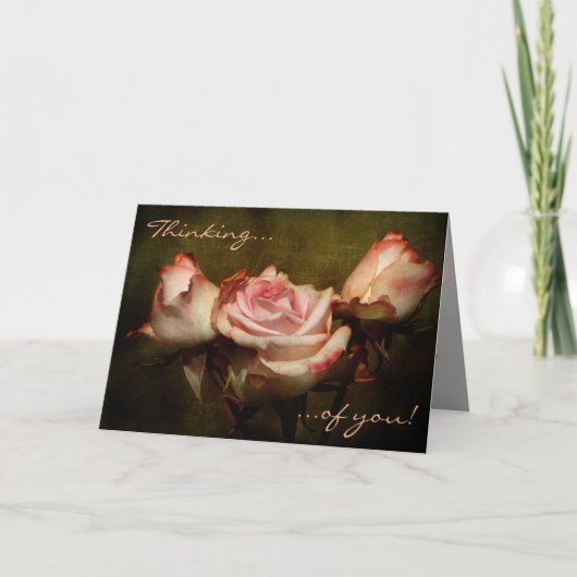 ダスティ考えるバラのあなたのグリーティングカード カード (正面)