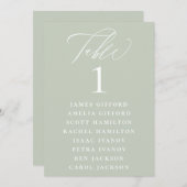 ダスティ聖書座席表番号 招待状 (正面/裏面)