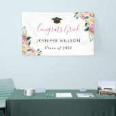 ダスティ・バラフローラおめでとうズ・グラッド卒業パーティー 横断幕 (トレードショー)