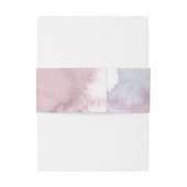 ダスティ バーガンディ ウォーターカラー 招待状ベリーバンド (裏面例)