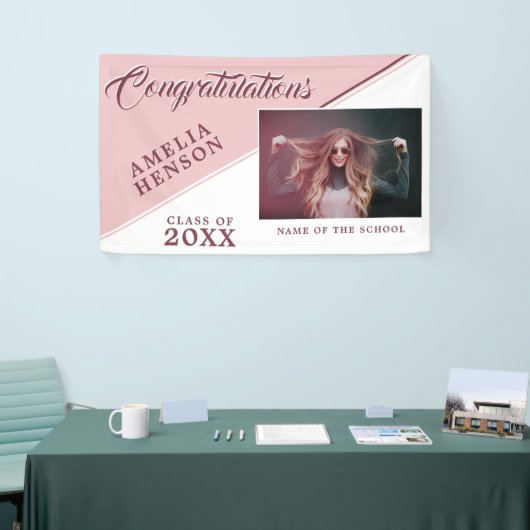 ダスティ・ピモダンンクの大学院写真卒業パーティー 横断幕 (トレードショー)