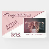 ダスティ・ピモダンンクの大学院写真卒業パーティー  横断幕 (横)