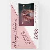 ダスティ・ピモダンンクの大学院写真卒業パーティー  横断幕 (縦)