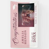 ダスティ・ピモダンンクの大学院写真卒業パーティー 横断幕 (縦)