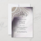 ダスティ プラム アゲートの詳細 招待状 (正面)