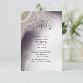 ダスティ プラム アゲートの詳細 招待状 (スタンド正面)