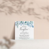 ダスティ ユーカリ グリーンの結婚式 披露宴のみ 招待状