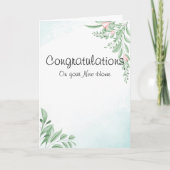 ダスティ・ユーカリ・葉ズおめでとうニューホーム カード (正面)