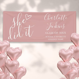 ダスティ ローズ シー ディド イット スクリプト 卒業パーティー 横断幕