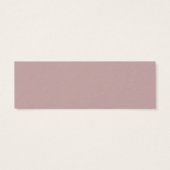 ダスティMauve Botanicalの結婚ウェブサイトRSVP (裏面)