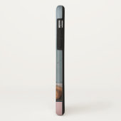 ダスティPInk |写真モノグラム（縦型） パーソナライズされた Case-Mate iPhoneケース (裏面/左)