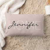 ダストストストーム色ホームモノグラム ランバークッション (ブランケット)