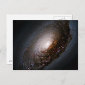 ダストバのまわりにンドザブラックアイ銀河系核 ポストカード (正面/裏面)