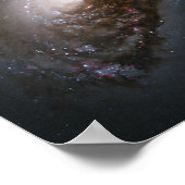 ダストバのまわりにンド黒目銀河系Mの核 ポスター (角)