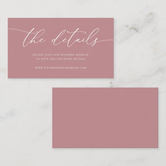 ダストバラと金ゴールドミニマ結婚リストのエンクロージャCa エンクロージャーカード (正面/裏面)