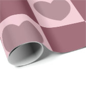 ダストバラダブルハートパターン ラッピングペーパー (ロールコーナー)