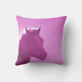 ダストピンクの馬 クッション (裏面)