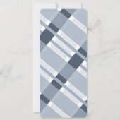 ダストブルー海軍モダンプライド結婚詳細 招待状 (裏面)