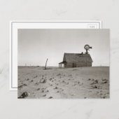 ダストボウルファーム， 1938 ポストカード (正面/裏面)