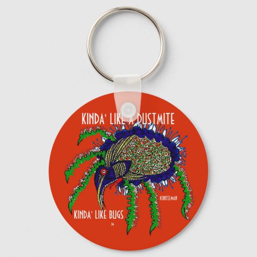 ダストマイトキーチェーンのような キーホルダー (正面)