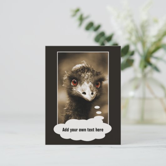 ダストリッシュルックカスタム文字はがき ポストカード (スタンド正面)