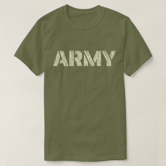 ダストレス加工の陸軍 Tシャツ (デザイン正面)