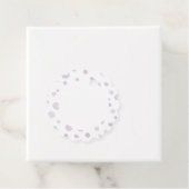 ダスト紙吹雪水色ドットメッセージカード フェイバータグ (インサイチュ)