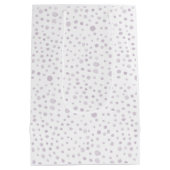 ダスト紙吹雪水色ドット抱き枕 ミディアムペーパーバッグ (裏面)