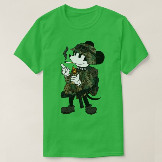 ダスドイツのマウス第2次世界大戦漫画 Tシャツ (デザイン正面)
