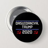 ダスビダニヤトランプ2020ロシアアンチトランプ 缶バッジ (正面&裏面)