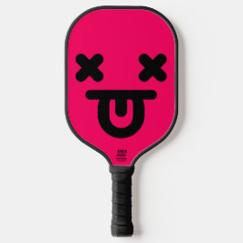ダズドタングアウトフェイスピンク ピックルボールラケット
