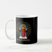 ダズボグ古代神話スラブ異教ロシア コーヒーマグカップ (左)
