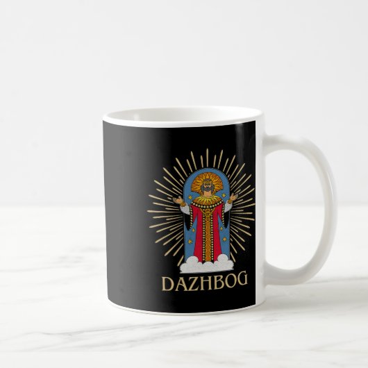 ダズボグ古代神話スラブ異教ロシア コーヒーマグカップ (右)