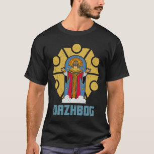 ダズボグ古代神話スラブ異教ロシア Tシャツ
