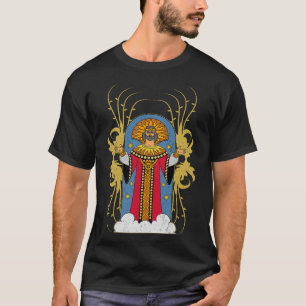 ダズボグ古代神話スラブ異教ロシア Tシャツ