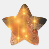 ダズリングゴールデンホリデイ 星シール (正面)