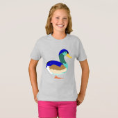 ダズリングダック: おしゃれに歩こう Tシャツ (正面フル)