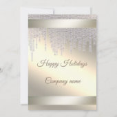 ダズルエレガントシャイ企業のクリスマパーティーinv 招待状 (裏面)