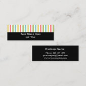 ダズルストライプクラシッククストライプラシニー スキニー名刺 (正面/裏面)