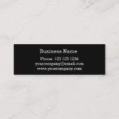 ダズルストライプクラシッククストライプラシニー スキニー名刺 (裏面)