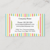 ダズルストライプクラシックプラーク 名刺 (裏面)