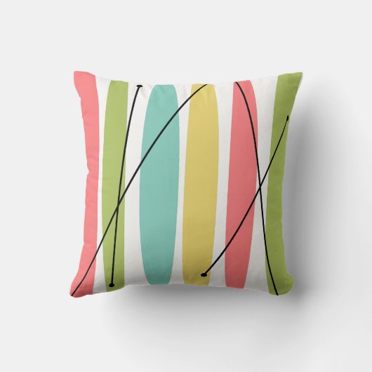 ダズルストライプスクエア クッション (裏面)