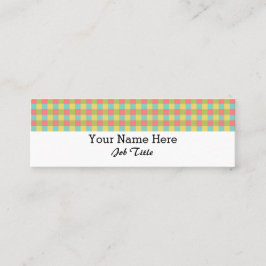 ダズルチェックホワイトストライプスキニー スキニー名刺