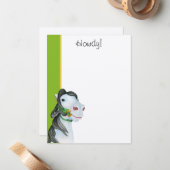 ダズルハウディフラットノートカード ノートカード (正面/裏面インサイチュ)