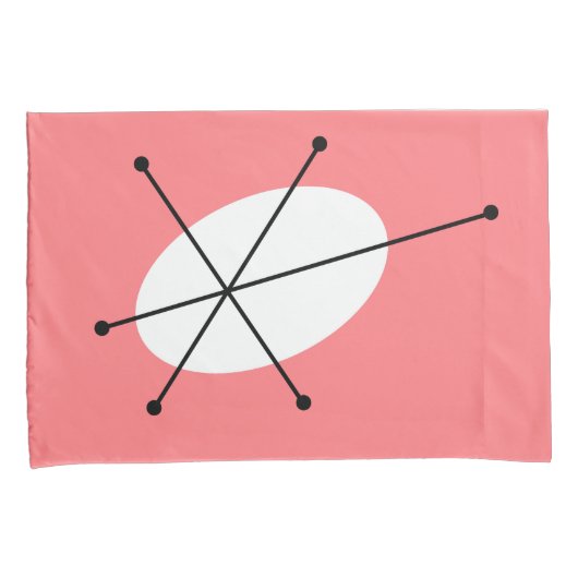 ダズルピンクの枕カバーのペア標準 枕カバー (正面右)