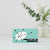 ダズルブルーの名刺ブラックバック 名刺 (スタンド正面)