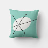 ダズルブルー独身のス数々のクエア クッション (正面)