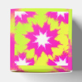 ダズルモダンバラグリーンイエロー絞り染め フェイバーボックス (上部)